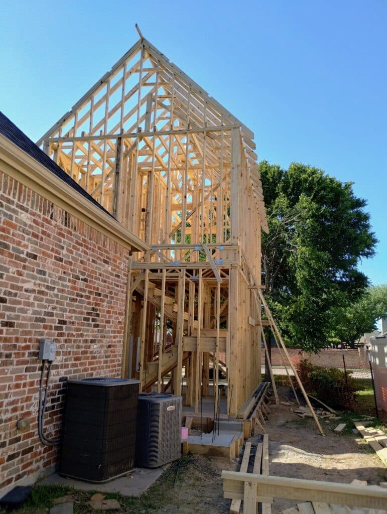 New Home Build Side Addition