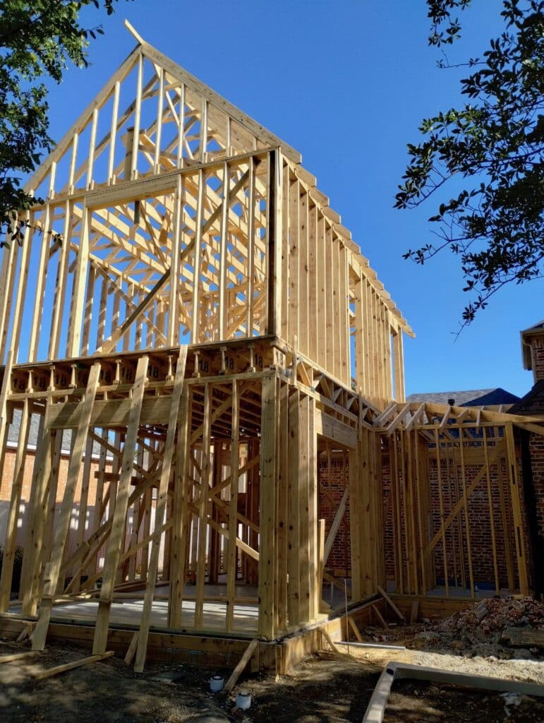 New Home Build Framing