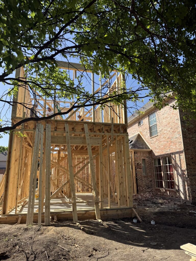 New Home Build Framing