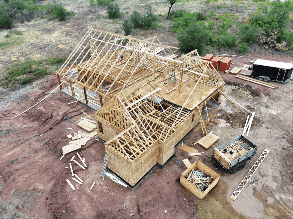 New Home Build In Construction