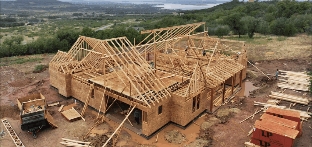 New Home Build In Construction