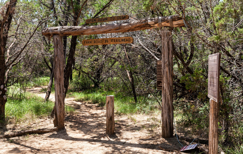 Possum Kingdom trail