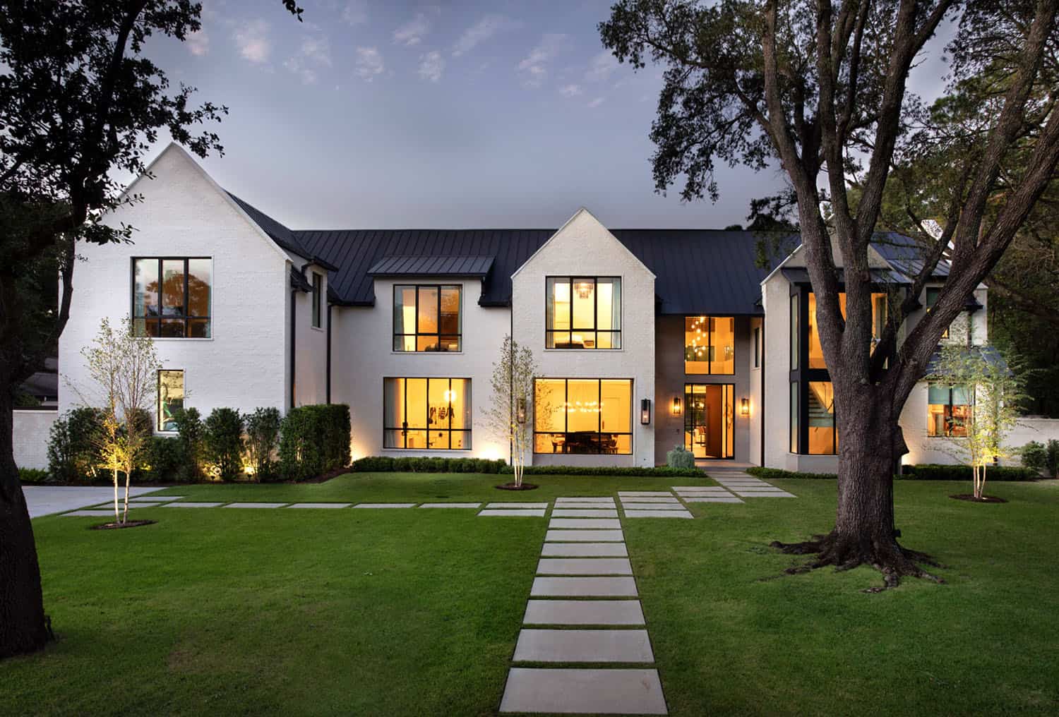 Elegant Texas-style home exterior